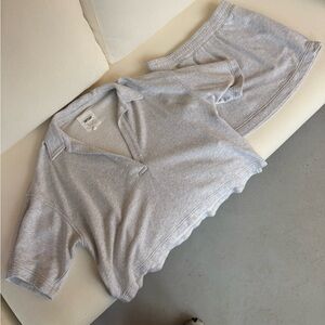 Aerie Light Gray Lounge Set
